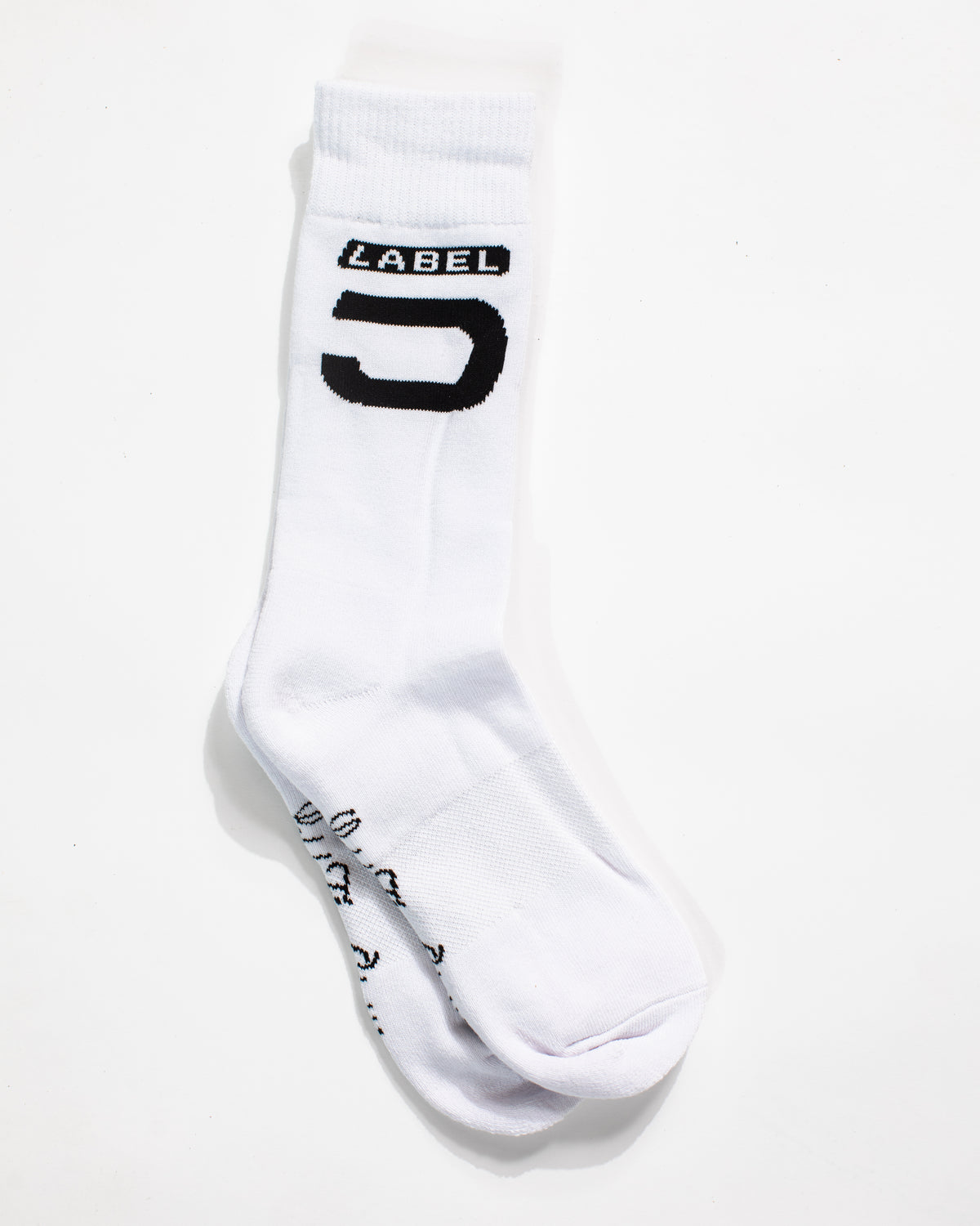 LFC “5” Jacquard Crew Sock (White)